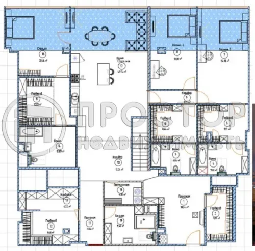 6-комнатная квартира, 272 м² - фото 2