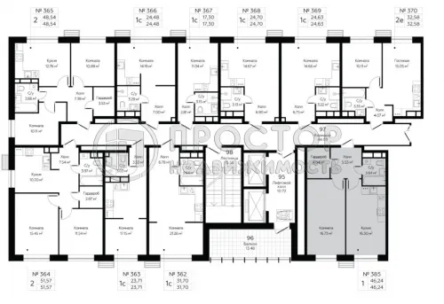 2-комнатная квартира, 44.7 м² - фото 10