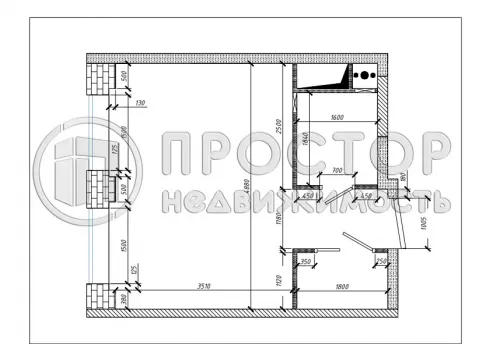 Студия, 24.8 м² - фото 10