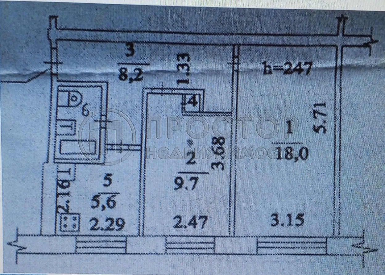 2-комнатная квартира, 45.1 м² - фото 23