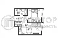 2-комнатная квартира, 36.2 м² - фото 9