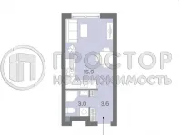 Студия, 22.6 м² - фото 23