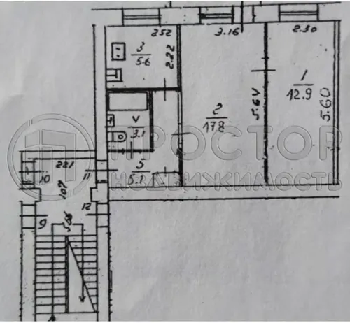 2-комнатная квартира, 44.5 м² - фото 16