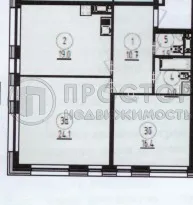 2-комнатная квартира, 76.1 м² - фото 19