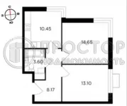 2-комнатная квартира, 50 м² - фото 37