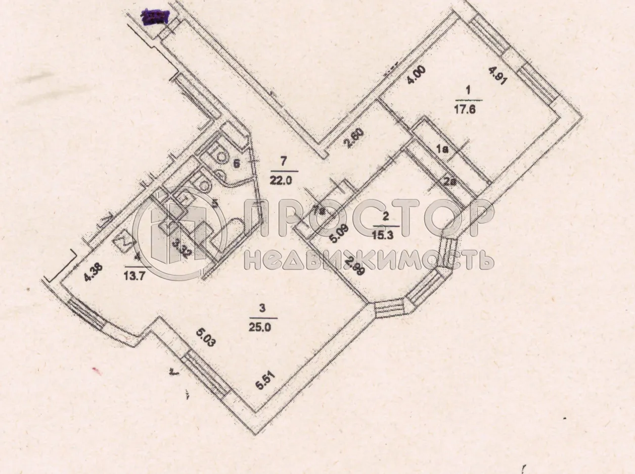 3-комнатная квартира, 106.1 м² - фото 44