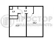 1-комнатная квартира, 36.3 м² - фото 11