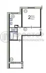 2-комнатная квартира, 52.2 м² - фото 33