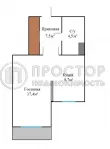 1-комнатная квартира, 39 м² - фото 31