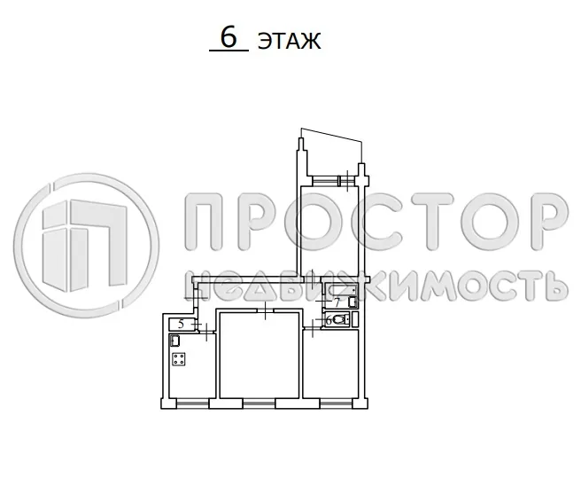 3-комнатная квартира, 62 м² - фото 17