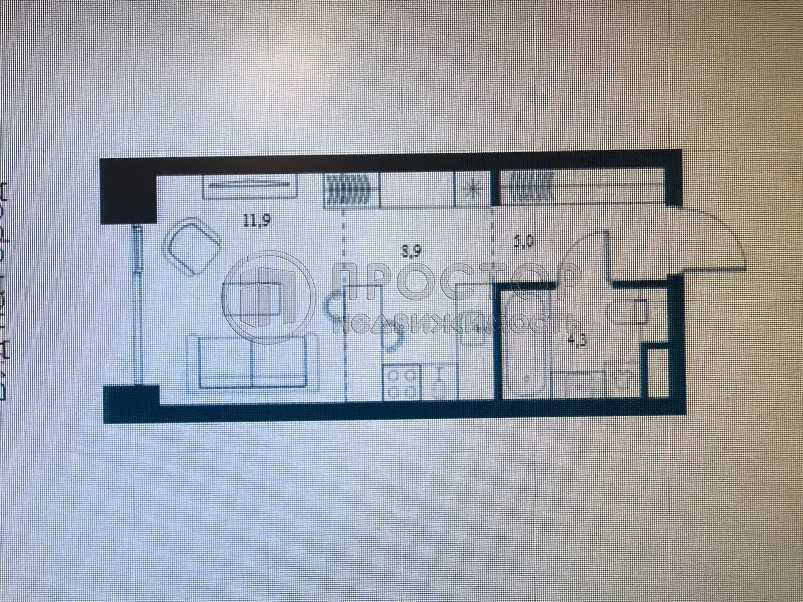 Студия, 30.1 м² - фото 8