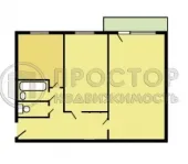 2-комнатная квартира, 44.8 м² - фото 35
