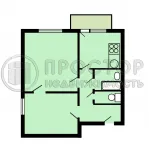 2-комнатная квартира, 38.7 м² - фото 19