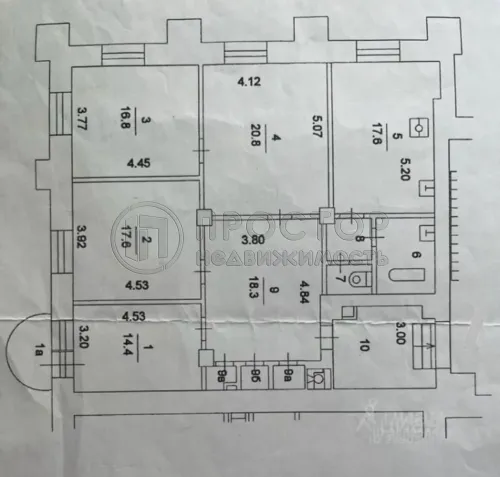 4-комнатная квартира, 125 м² - фото 23