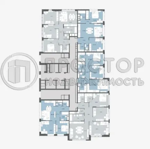 2-комнатная квартира, 65.45 м² - фото 7