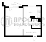 1-комнатная квартира, 38.5 м² - фото 15