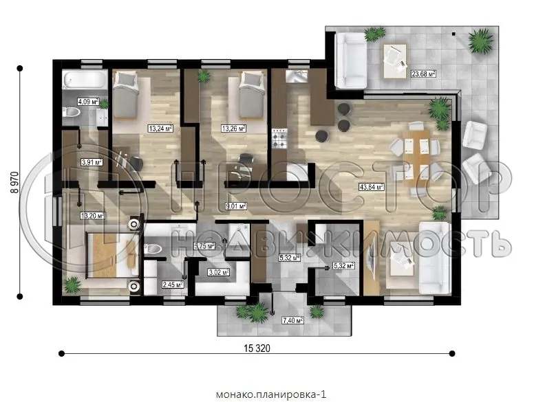 Дом, 152 м² - фото 9