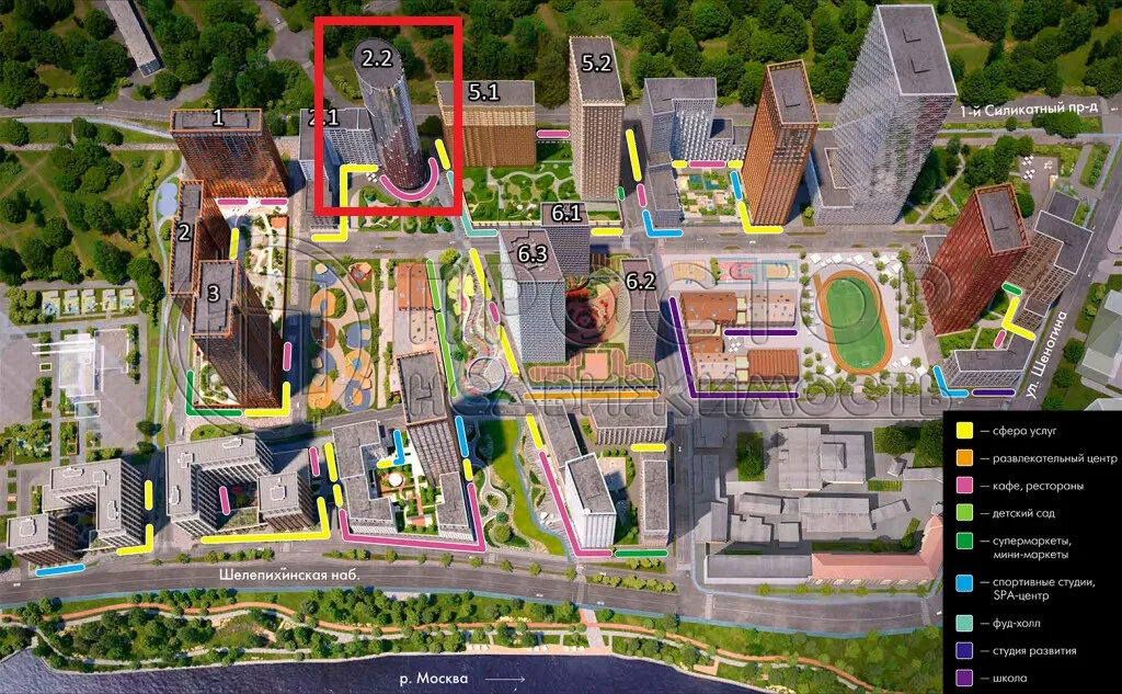 2-комнатная квартира, 57.6 м² - фото 5