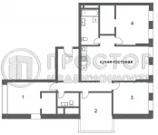 4-комнатная квартира, 117.95 м² - фото 20