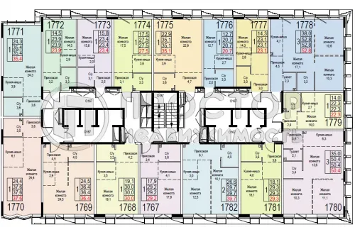 Студия, 35.4 м² - фото 8
