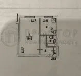 1-комнатная квартира, 33 м² - фото 15