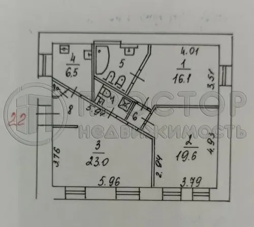 3-комнатная квартира, 81.5 м² - фото 41