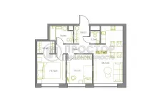 3-комнатная квартира, 75 м² - фото 21