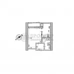 1-комнатная квартира, 35.6 м² - фото 35