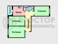 3-комнатная квартира, 80 м² - фото 25
