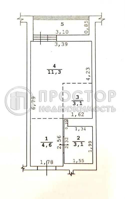Студия, 25.2 м² - фото 9