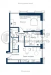 3-комнатная квартира, 64 м² - фото 48