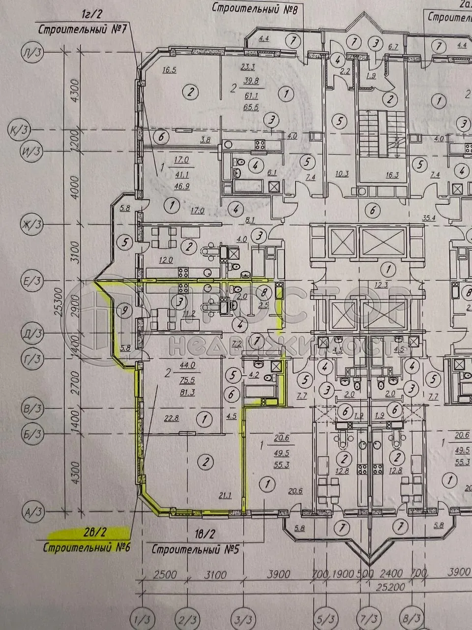 3-комнатная квартира, 79 м² - фото 28