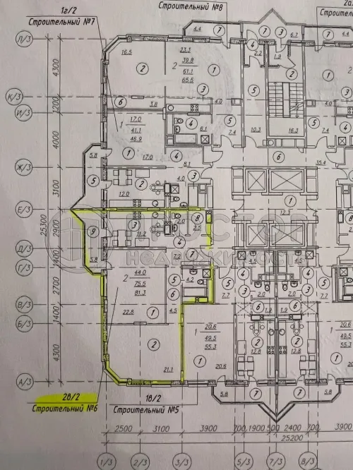 3-комнатная квартира, 79 м² - фото 32