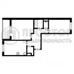 2-комнатная квартира, 57.6 м² - фото 25