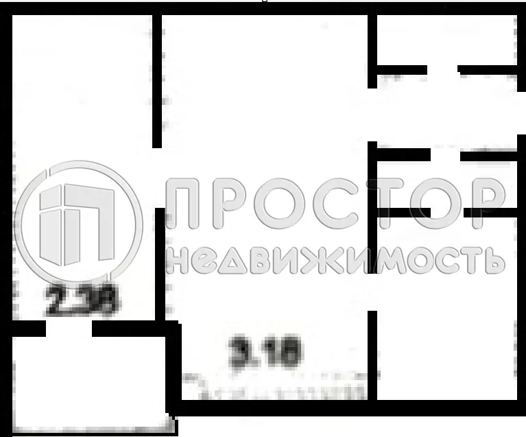 2-комнатная квартира, 38 м² - фото 12