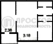 2-комнатная квартира, 38 м² - фото 23