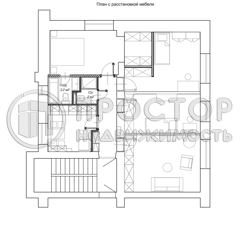 4-комнатная квартира, 87 м² - фото 24
