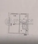 1-комнатная квартира, 33.1 м² - фото 17