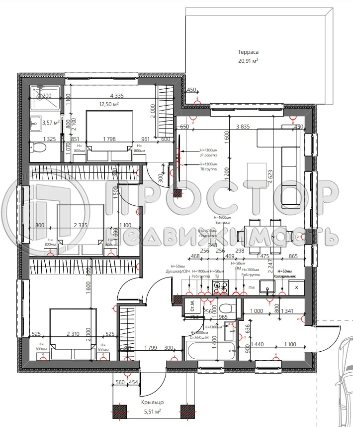 Дом, 115 м² - фото 17