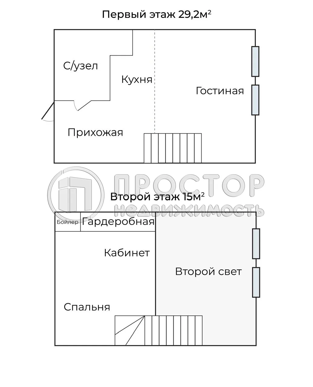 1-комнатная квартира, 45 м² - фото 9