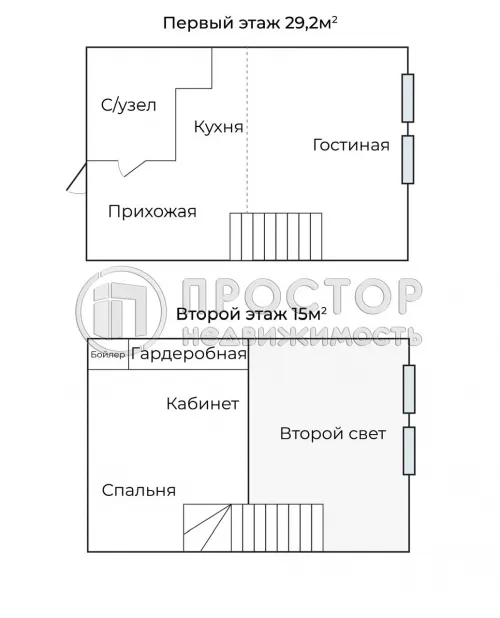 1-комнатная квартира, 45 м² - фото 9