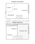 1-комнатная квартира, 45 м² - фото 17
