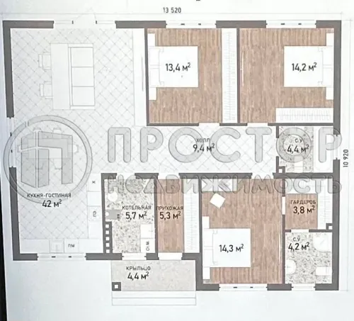 Дом, 121 м² - фото 13