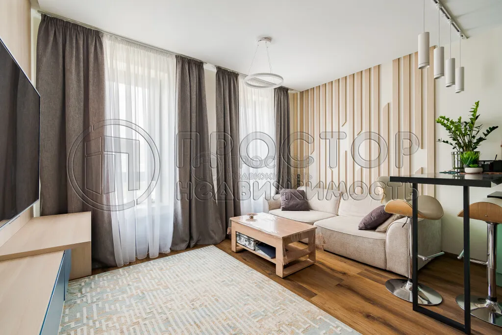 1-комнатная квартира, 37.5 м² - фото 2