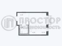 Студия, 25.9 м² - фото 17