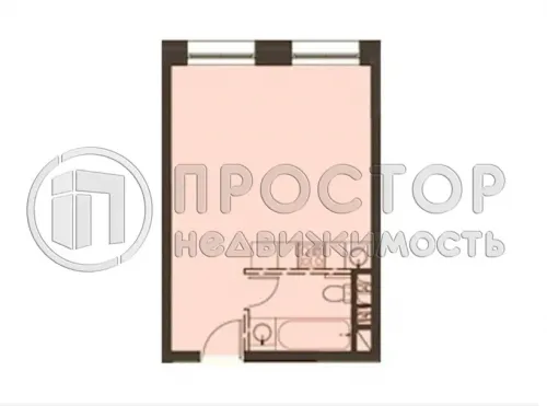 Студия, 26.9 м² - фото 9