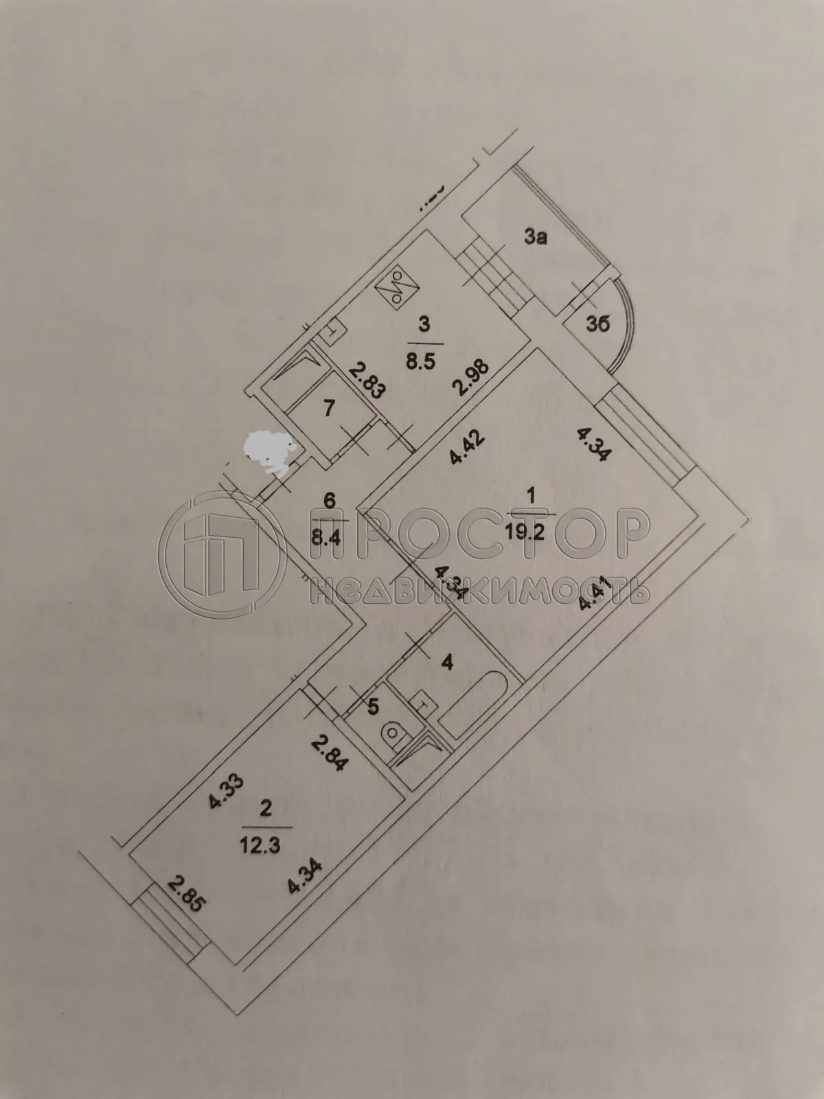 2-комнатная квартира, 53.9 м² - фото 29