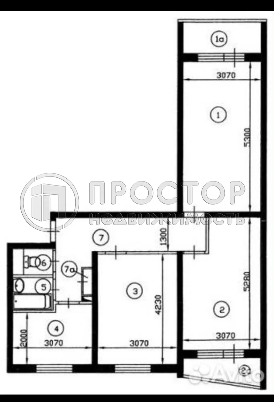 3-комнатная квартира, 65.5 м² - фото 25