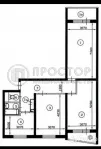 3-комнатная квартира, 65.5 м² - фото 49