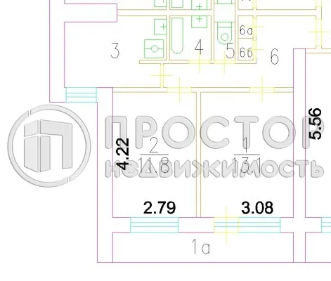 2-комнатная квартира, 42.3 м² - фото 18